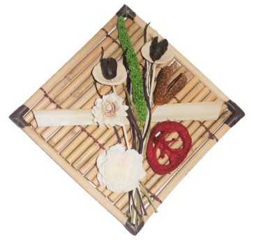 Wanddekoration - Wandgesteck Blumengesteck