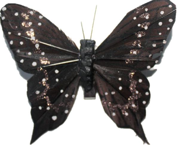 Haarclip mit grossen Schmetterling Nr. 8