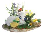 Tischgesteck - Schaf mit Ente Frühling Tischdekoration