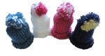 Tischdekoration - 4 Eierwärmer - Mützen Farbe - Nr. Z 12
