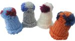 Tischdekoration - 4 Eierwärmer - Mützen Farbe - Nr. Z 20